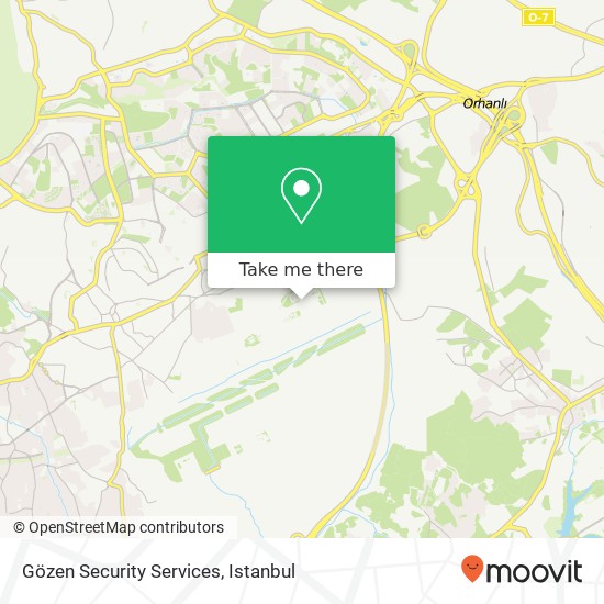 Gözen Security Services map