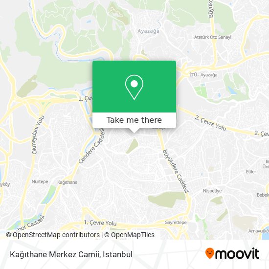 Kağıthane Merkez Camii map