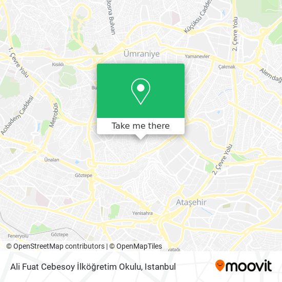 Ali Fuat Cebesoy İlköğretim Okulu map