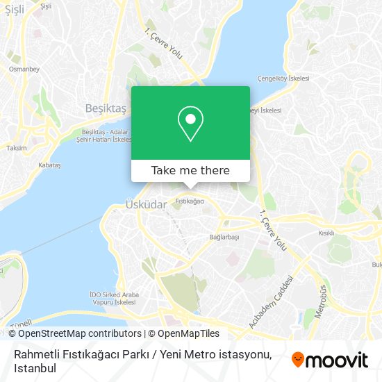 Rahmetli Fıstıkağacı Parkı / Yeni Metro istasyonu map