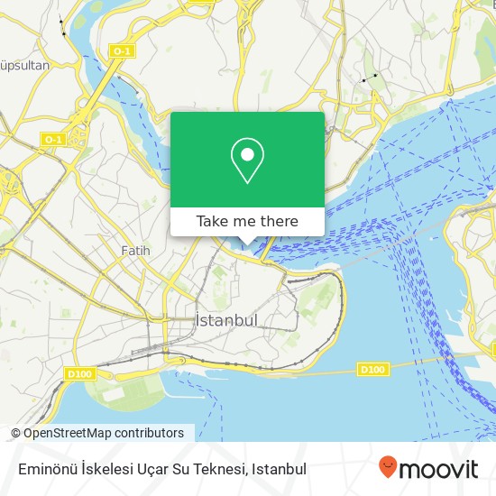 Eminönü İskelesi Uçar Su Teknesi map