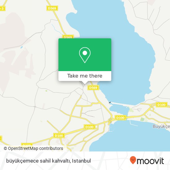 büyükçemece sahil kahvaltı map