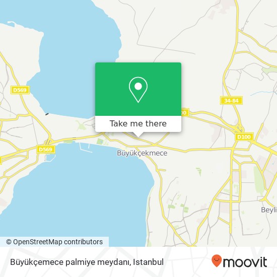 Büyükçemece palmiye meydanı map