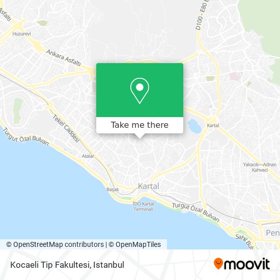 Kocaeli Tip Fakultesi map