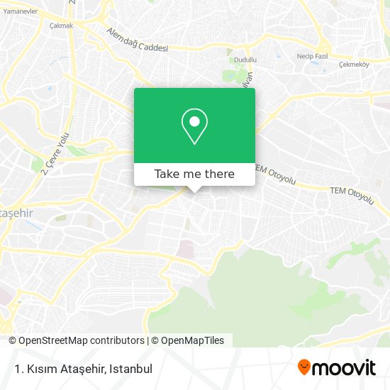 1. Kısım Ataşehir map