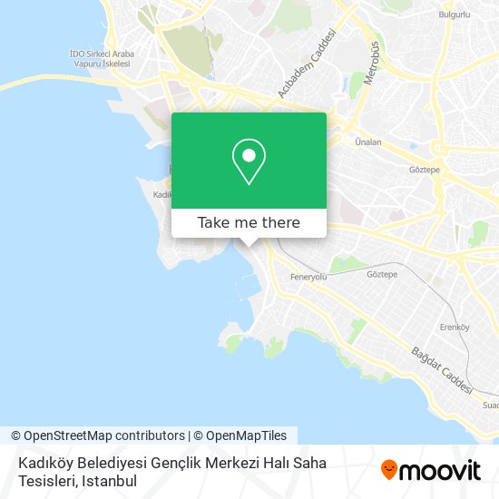 Kadıköy Belediyesi Gençlik Merkezi Halı Saha Tesisleri map