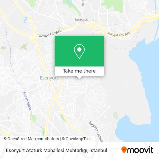 Esenyurt Atatürk Mahallesi Muhtarlığı map