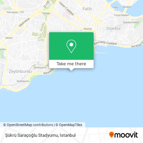 Şükrü Saraçoğlu Stadyumu map