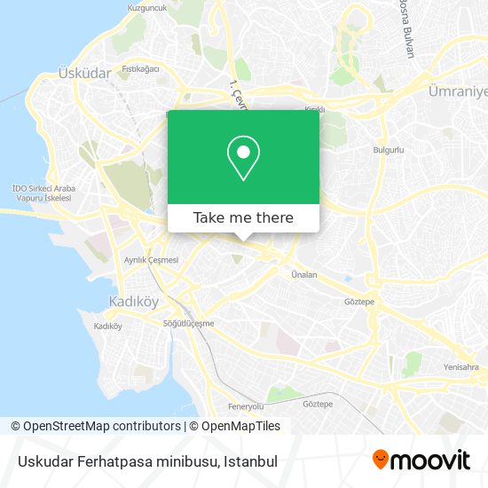 Uskudar Ferhatpasa minibusu map