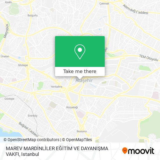 MAREV MARDİNLİLER EĞİTİM VE DAYANIŞMA VAKFI map