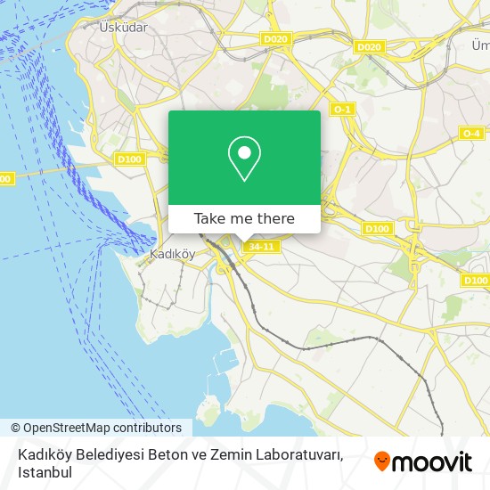 Kadıköy Belediyesi Beton ve Zemin Laboratuvarı map