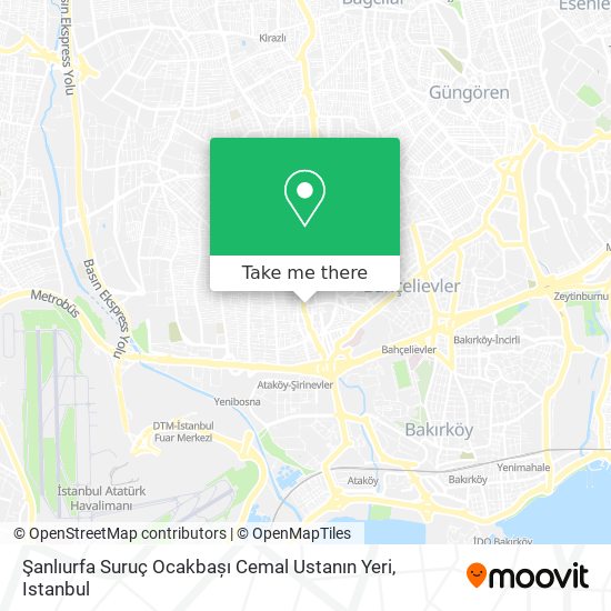 Şanlıurfa Suruç Ocakbașı Cemal Ustanın Yeri map