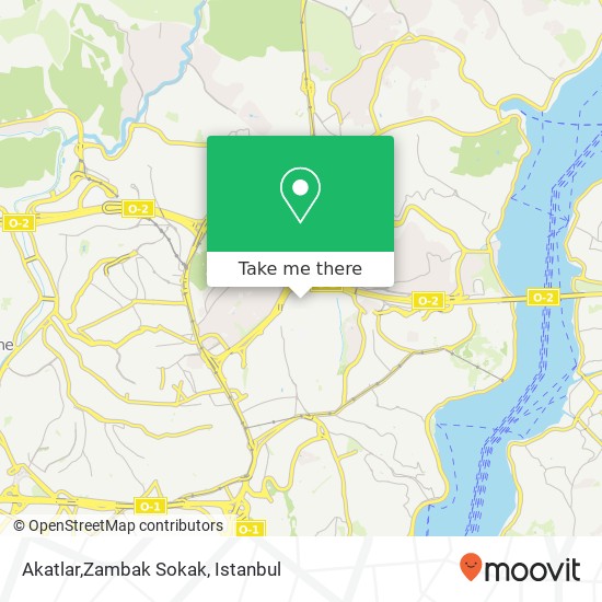 Akatlar,Zambak Sokak map