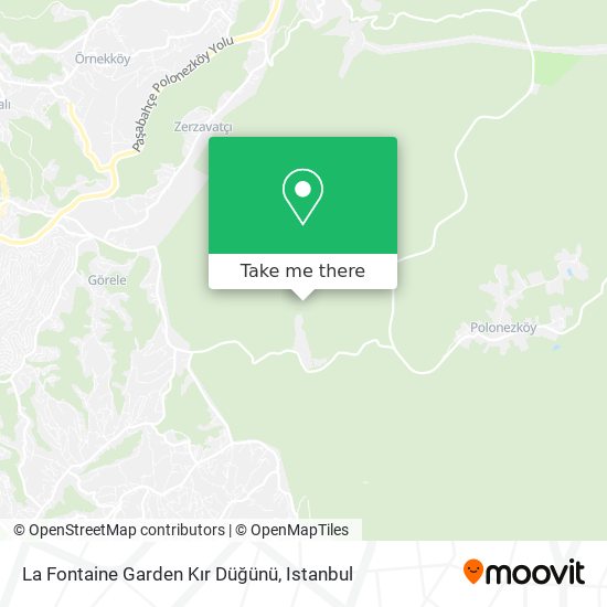 La Fontaine Garden Kır Düğünü map