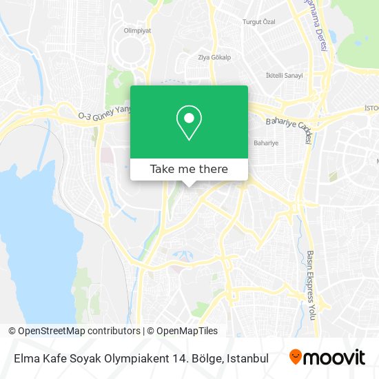 Elma Kafe Soyak Olympiakent 14. Bölge map