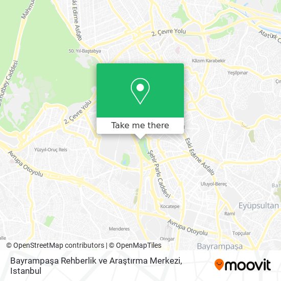 Bayrampaşa Rehberlik ve Araştırma Merkezi map