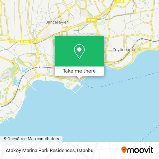 Ataköy Marina Park Residences map