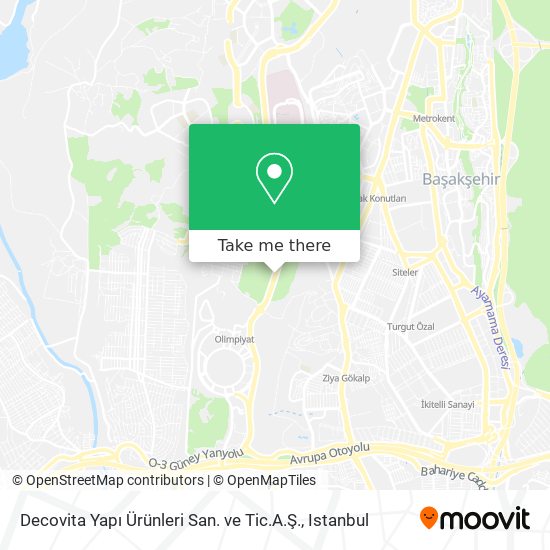 Decovita Yapı Ürünleri San. ve Tic.A.Ş. map