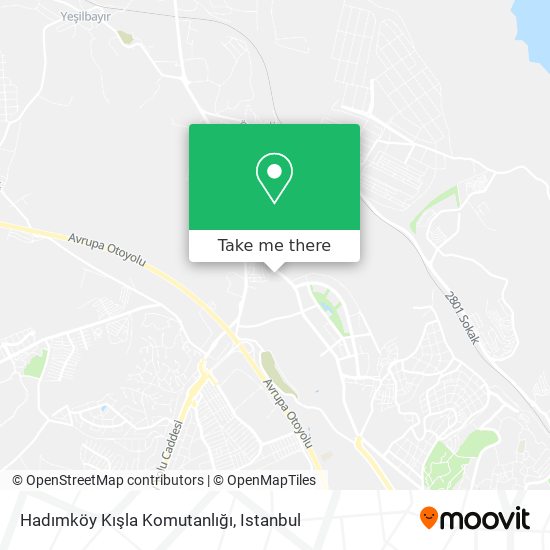 Hadımköy Kışla Komutanlığı map