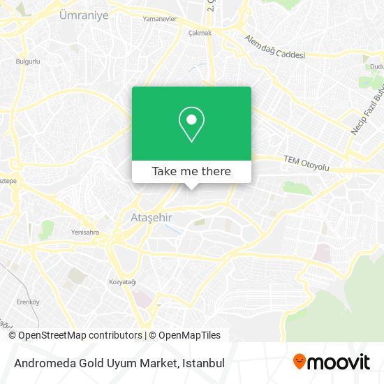 Andromeda Gold Uyum Market map