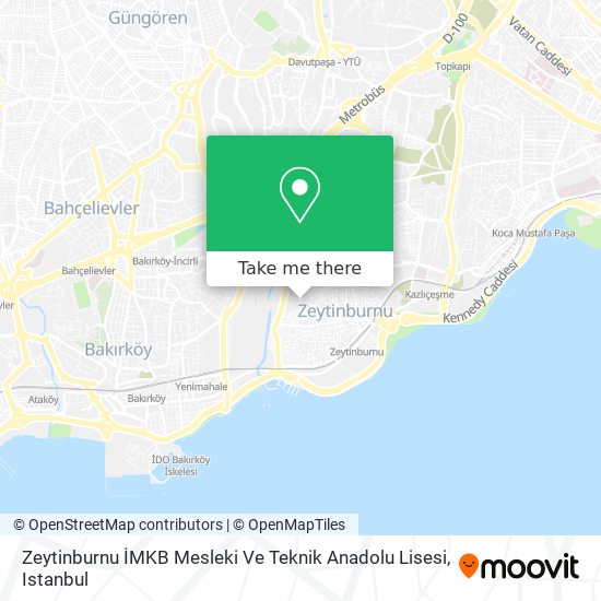 Zeytinburnu İMKB Mesleki Ve Teknik Anadolu Lisesi map