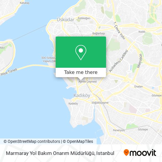 Marmaray Yol Bakım Onarım Müdürlüğü map