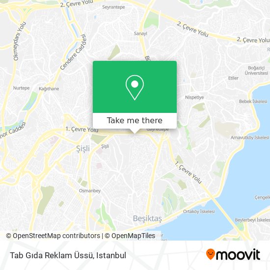 Tab Gıda Reklam Üssü map