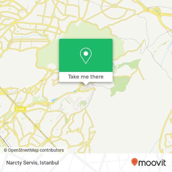 Narcty Servis map