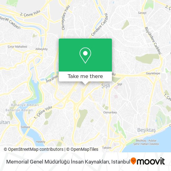 Memorial Genel Müdürlüğü İnsan Kaynakları map