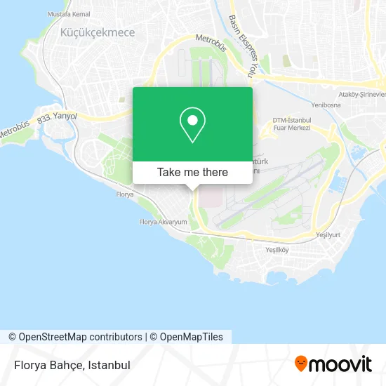 Florya Bahçe map