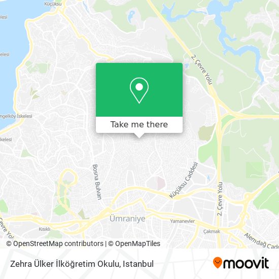 Zehra Ülker İlköğretim Okulu map