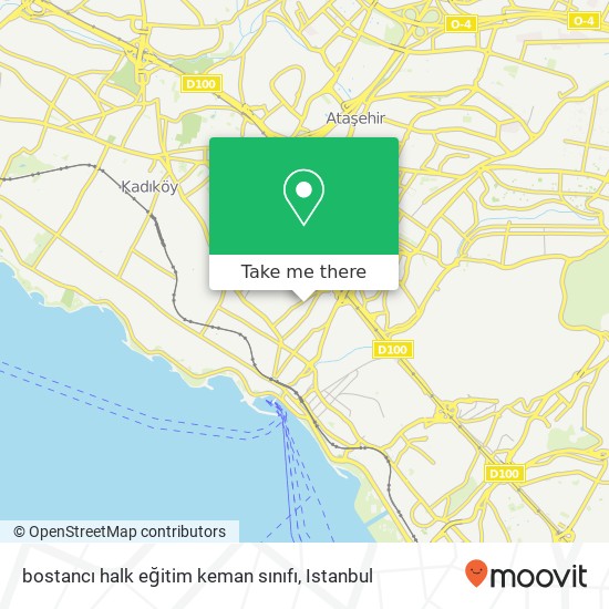 bostancı halk eğitim keman sınıfı map