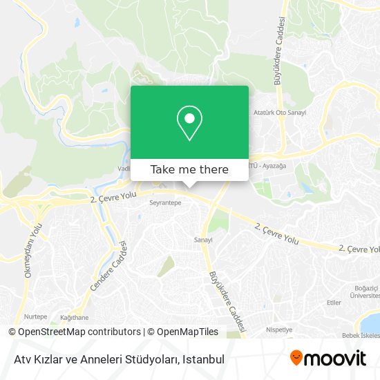 Atv Kızlar ve Anneleri Stüdyoları map