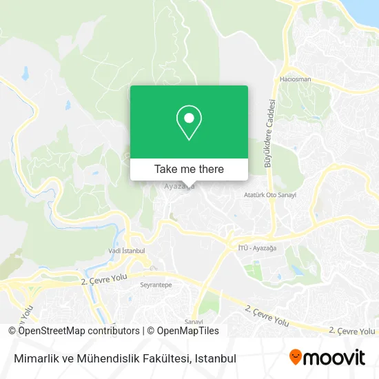 Mimarlik ve Mühendislik Fakültesi map
