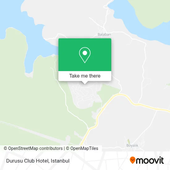 Durusu Club Hotel map