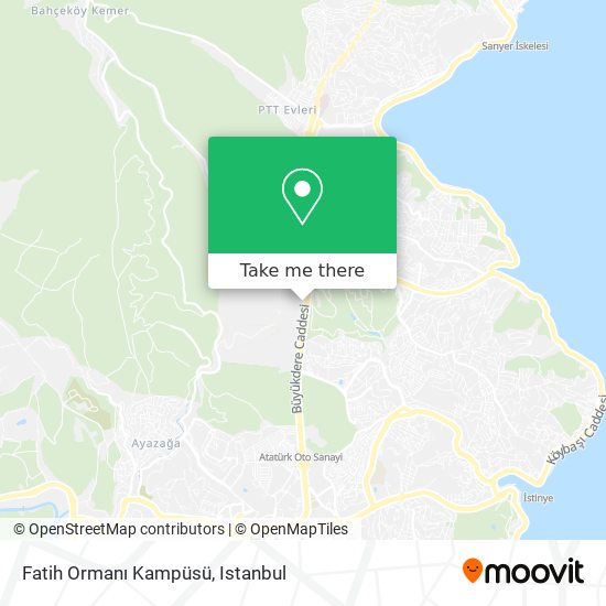 Fatih Ormanı Kampüsü map