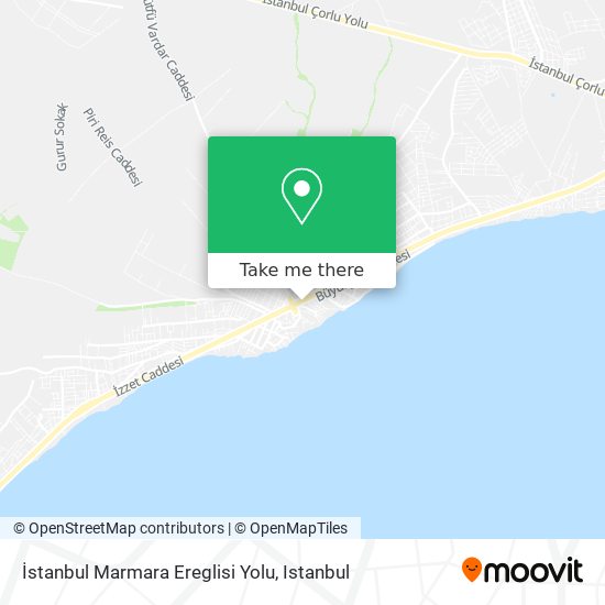 İstanbul Marmara Ereglisi Yolu map