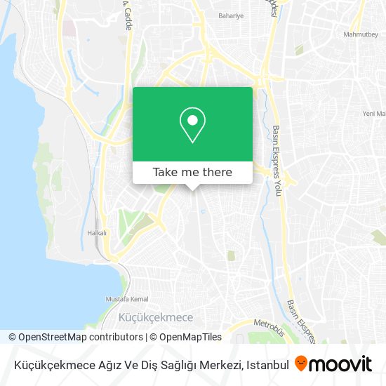 Küçükçekmece Ağız Ve Diş Sağlığı Merkezi map