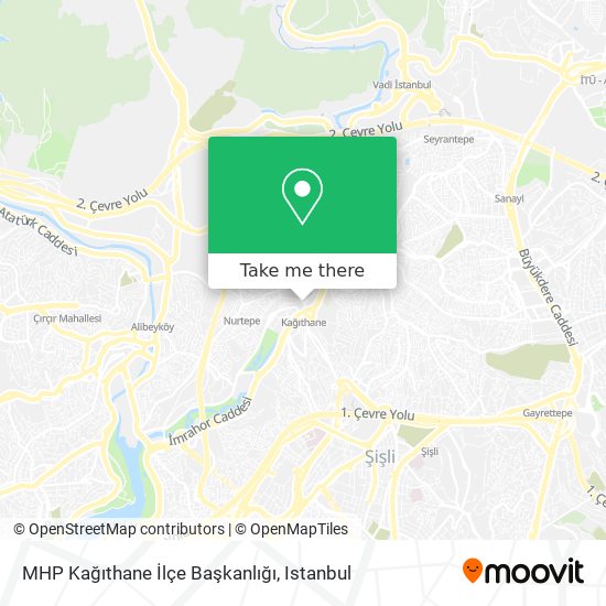 MHP Kağıthane İlçe Başkanlığı map