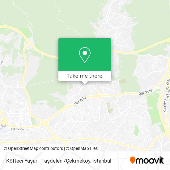 Köfteci Yaşar - Taşdelen /Çekmeköy map