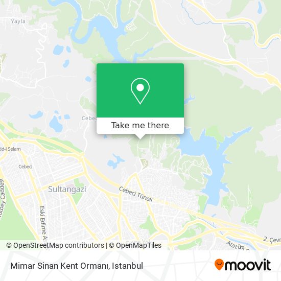 Mimar Sinan Kent Ormanı map