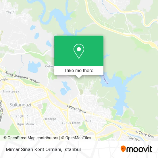 Mimar Sinan Kent Ormanı map
