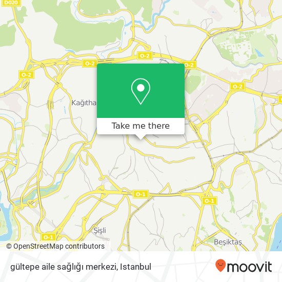 gültepe aile sağlığı merkezi map