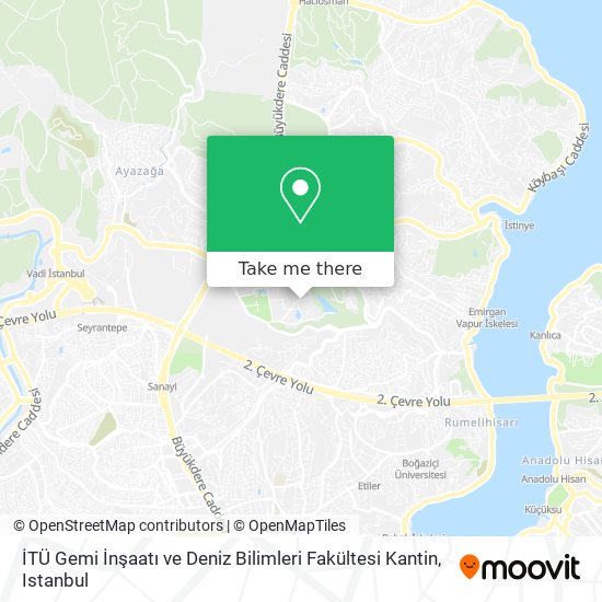 İTÜ Gemi İnşaatı ve Deniz Bilimleri Fakültesi Kantin map