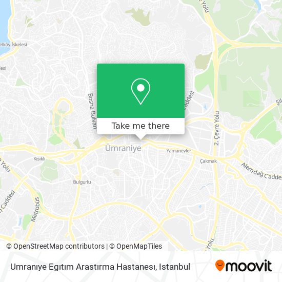 Umranıye Egıtım Arastırma Hastanesı map