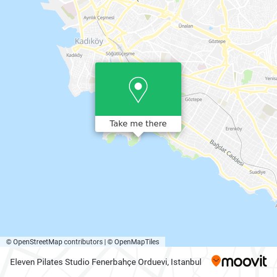 Eleven Pilates Studio Fenerbahçe Orduevi map
