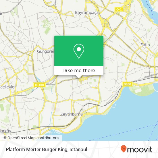 Platform Merter Burger King map