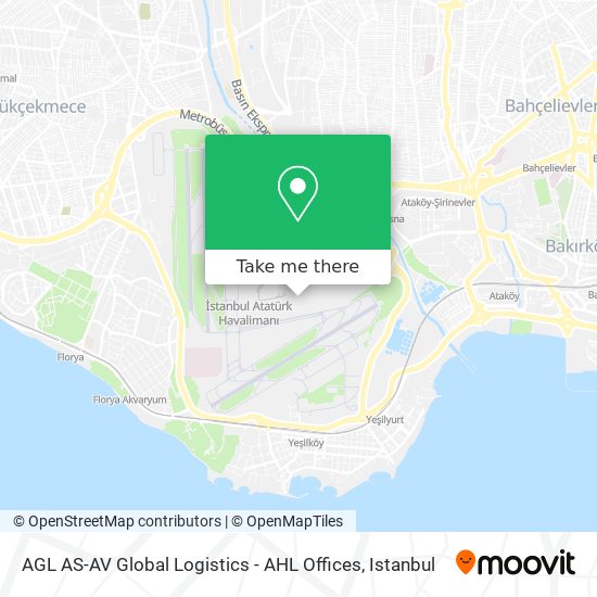 AGL AS-AV Global Logistics - AHL Offices map