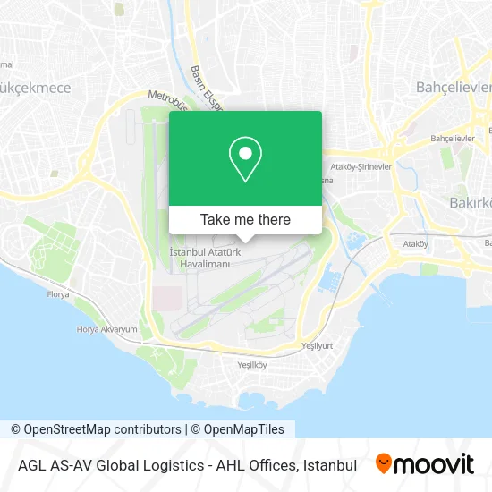 AGL AS-AV Global Logistics - AHL Offices map