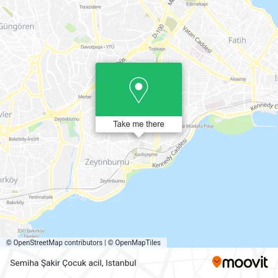 Semiha Şakir Çocuk acil map